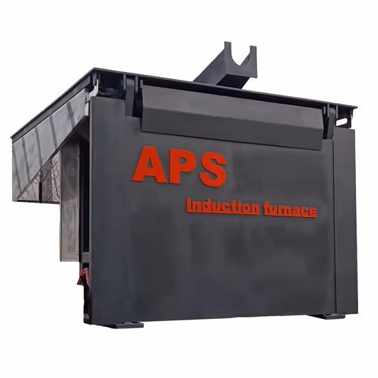 Aps 500kg 5トン電気工業用銅アルミニウムスクラップ金属製錬鋳鉄真鍮青銅ステンレス鋼製錬誘導溶解炉販売用